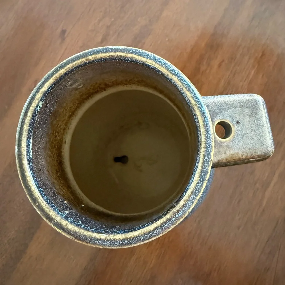 Vintage Ceramic Vase With Handle By Forah Faience Company From Mid- 20 th Cent - Picture 3 of 3